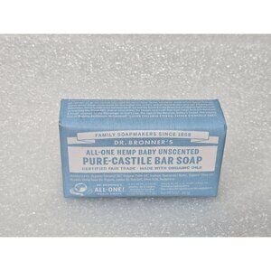 Dr. Bronners All-One Baby Unscented Pure-Castile Bar Soap 5 Oz